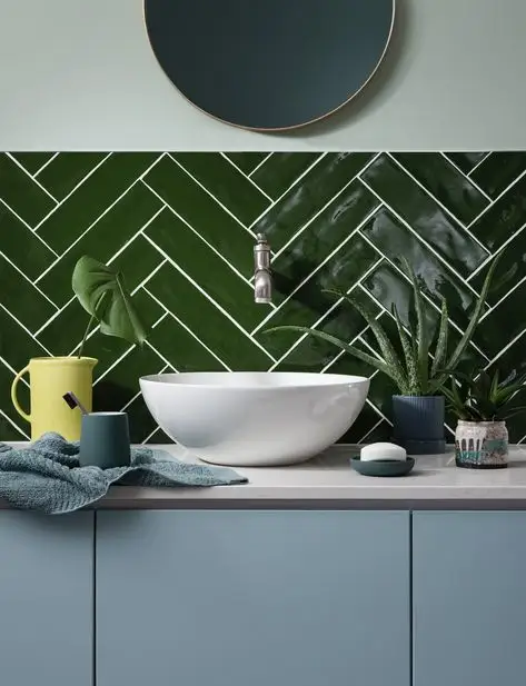 Colourful metro tiles