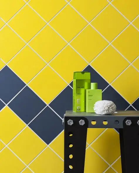 Colourful metro tiles