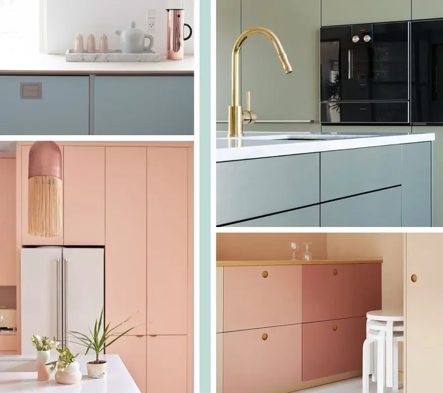 Pastel cabinetry