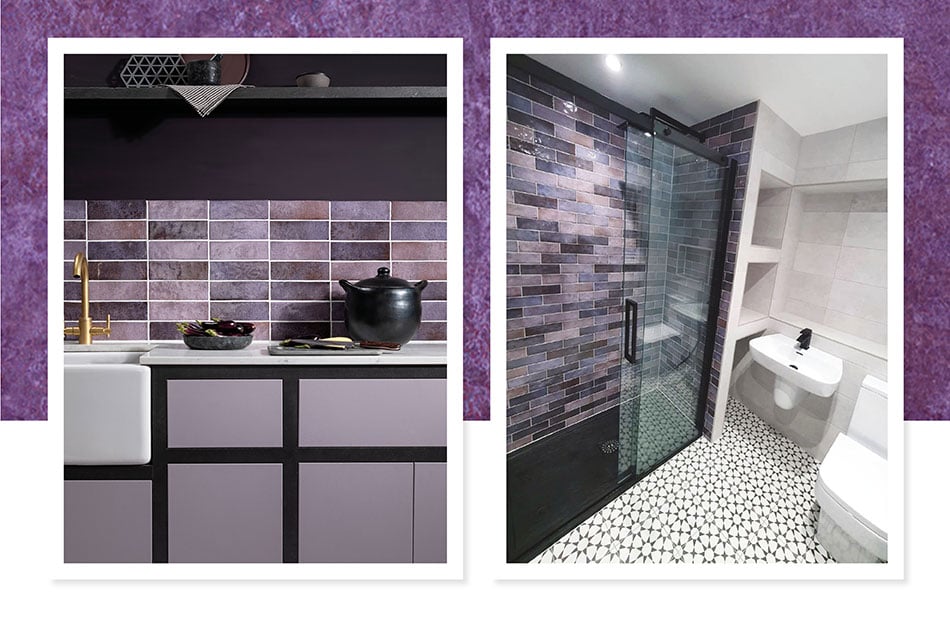 Purple Tiles