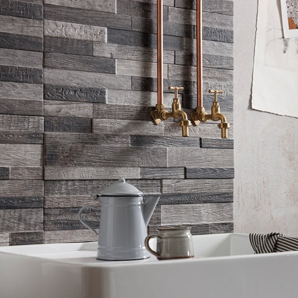 Statement Wood-effect Wall Tile Ideas