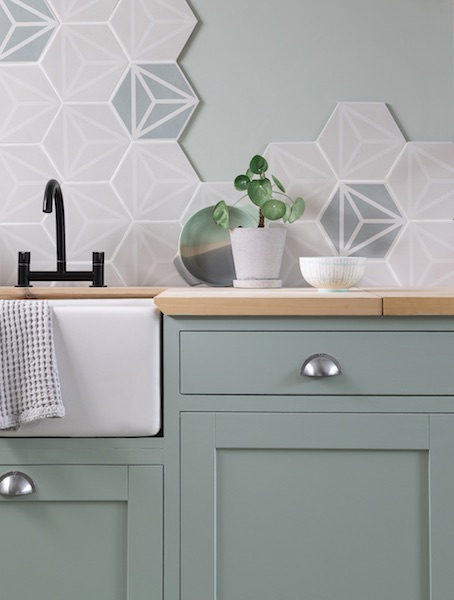 Varadero Grey and Mint Tiles