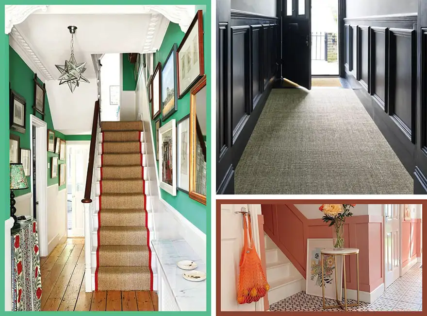 Hallway Walls with Paint and Panelling