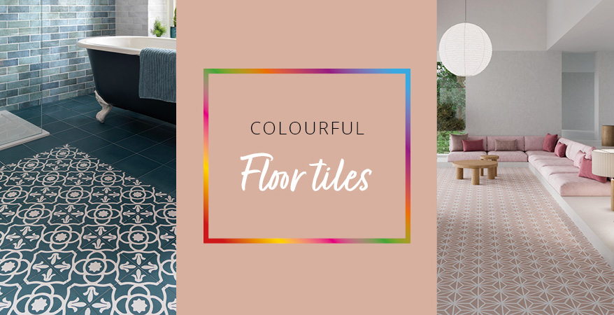 How to add colour to your home with colourful floor tiles