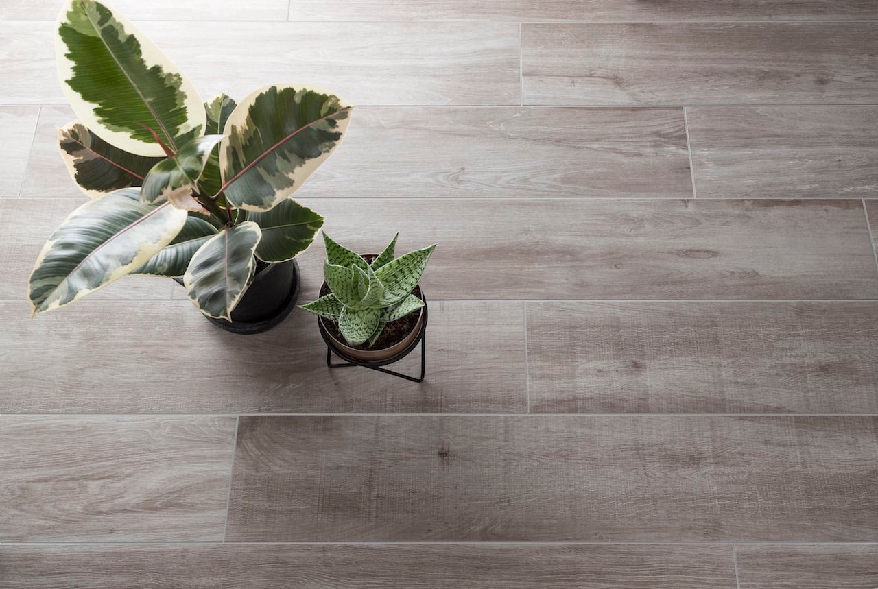 Aspenwood Greige Wood Effect Floor Tile