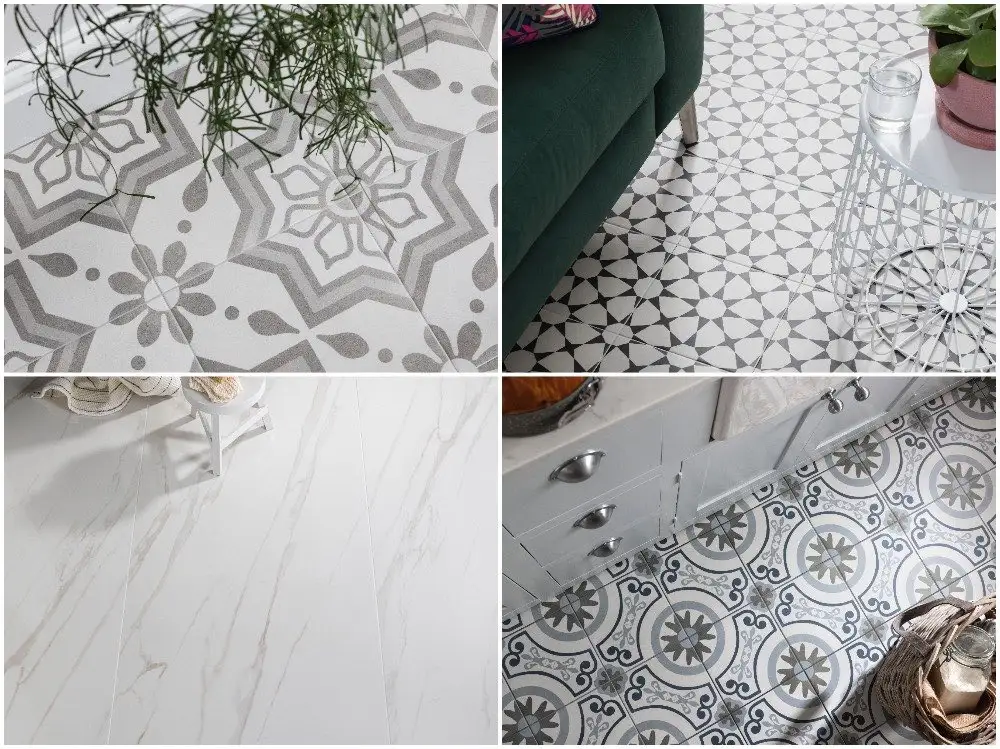 Neutral Patterned Floor Tiles