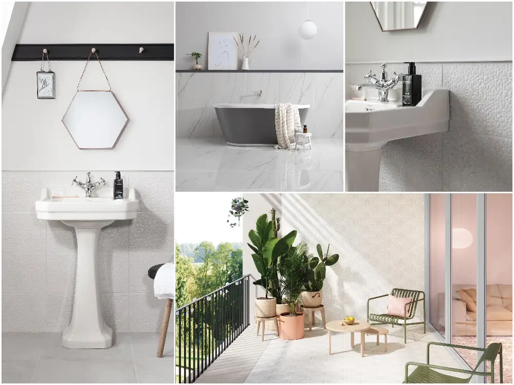 Neutral Bathroom Floor Tiles
