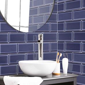 Shimmer Midnight Blue – Metro Brick Tiles | CTD Tiles