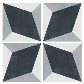 Cuban Black Block Tile - 223x223mm