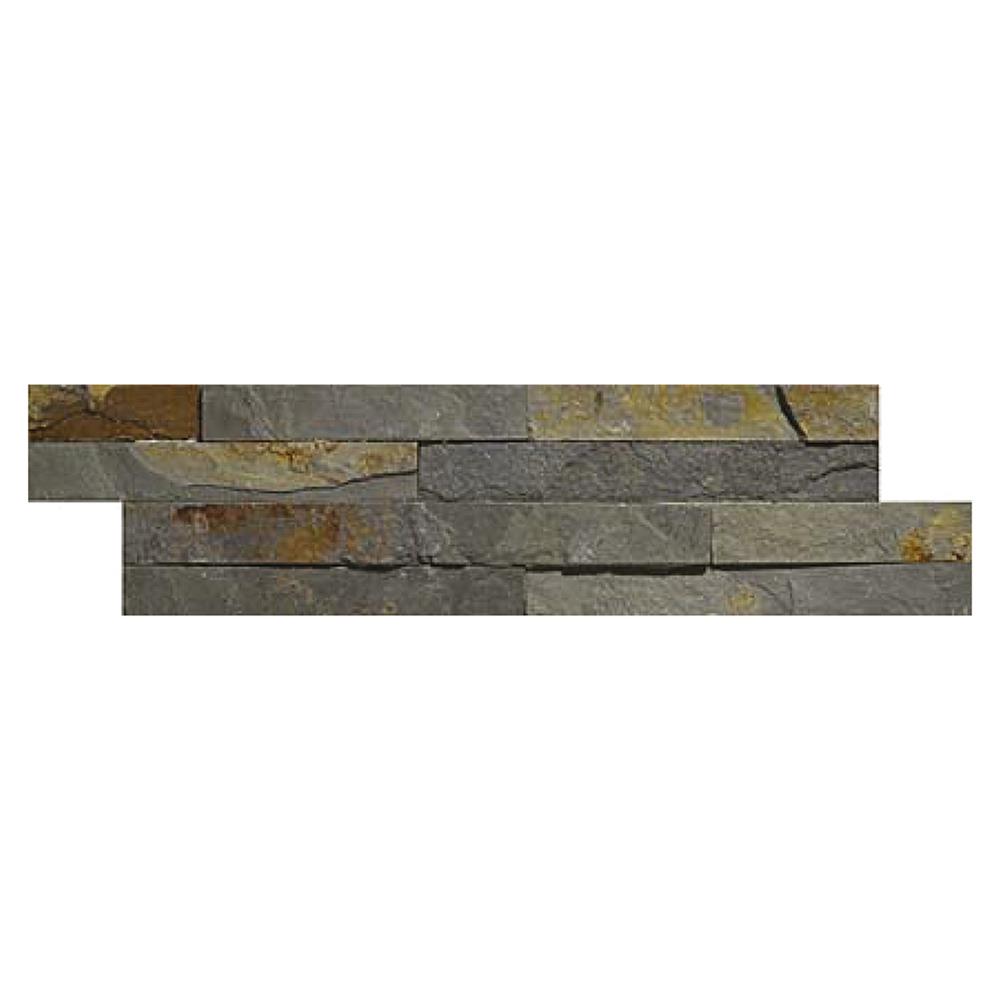 Split Face Brick Mosaic Multi Colour - 360x100mm