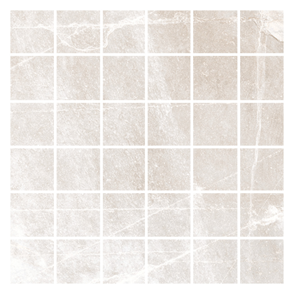 Nature Bone Mosaic Tile - 52.5x52.5mm (Sheet 330x330mm)