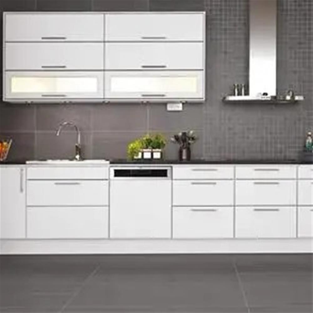 British Stone Antracite tile with matching mosaic and floor tile in a ultra modern kitchen