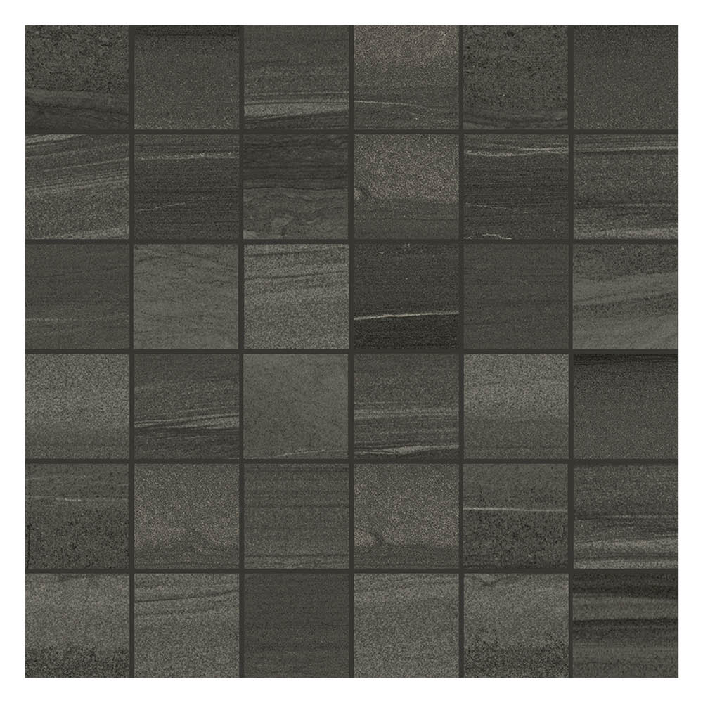 Linear Anthracite Mosaic Tile - 50x50mm (Sheet 300x300mm)