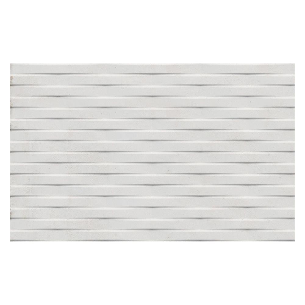 Cement Tech Mini White Décor Tile - 400x250mm