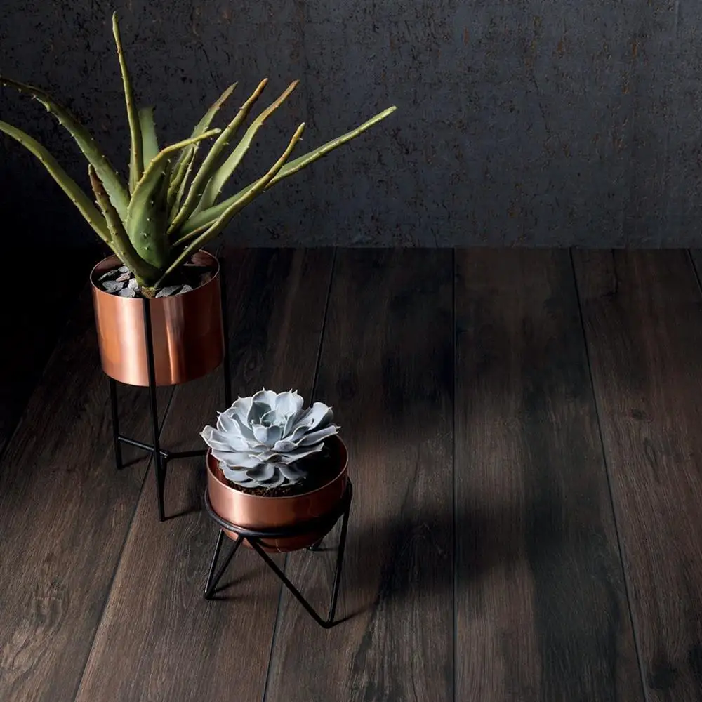 Aspenwood Dark Wenge tile in a traditional floor board pattern