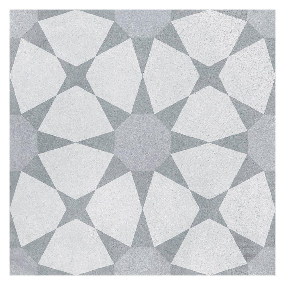 Cuban Silver Star Tile - 223x223mm