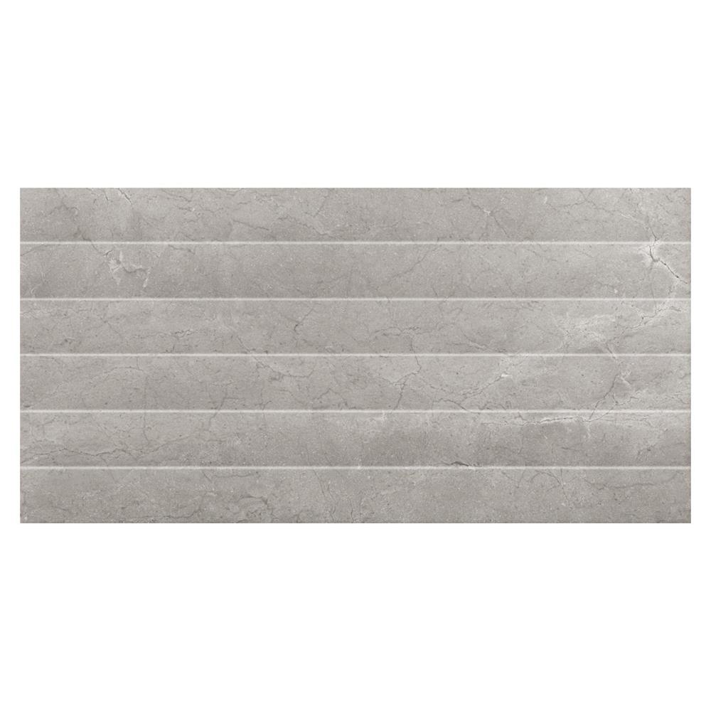 Stow 2 Mink Shutter Decor Glossy Tile - 600x300mm