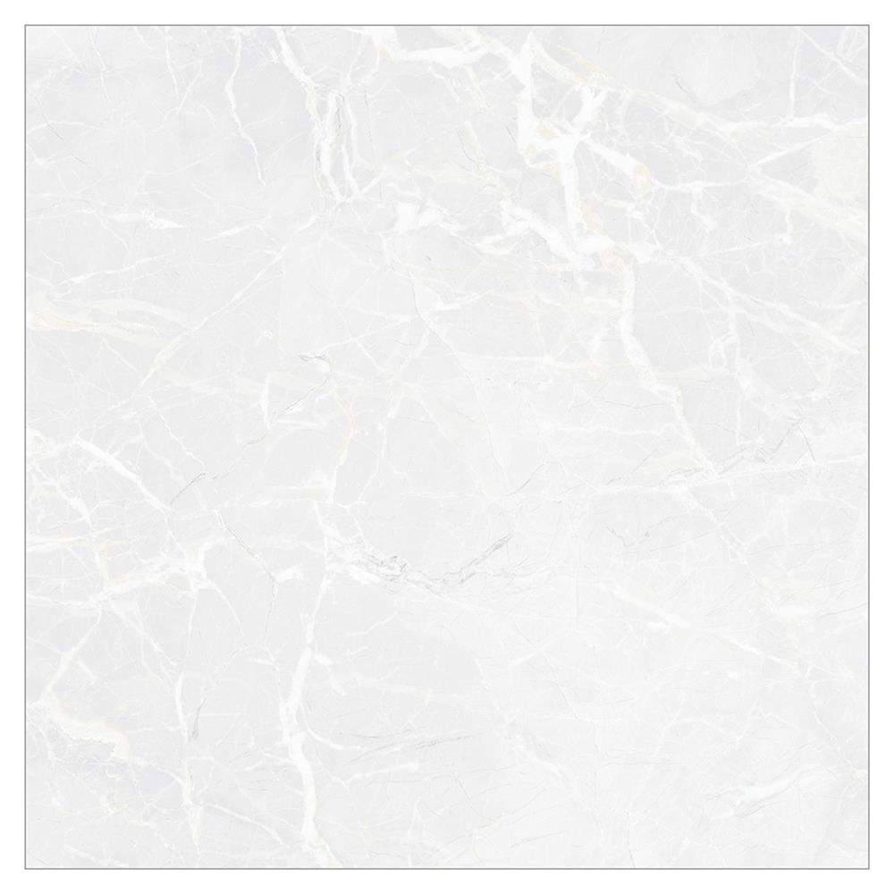 Nebula White Semi Polished Wall and Floor Tile - 600x600mm