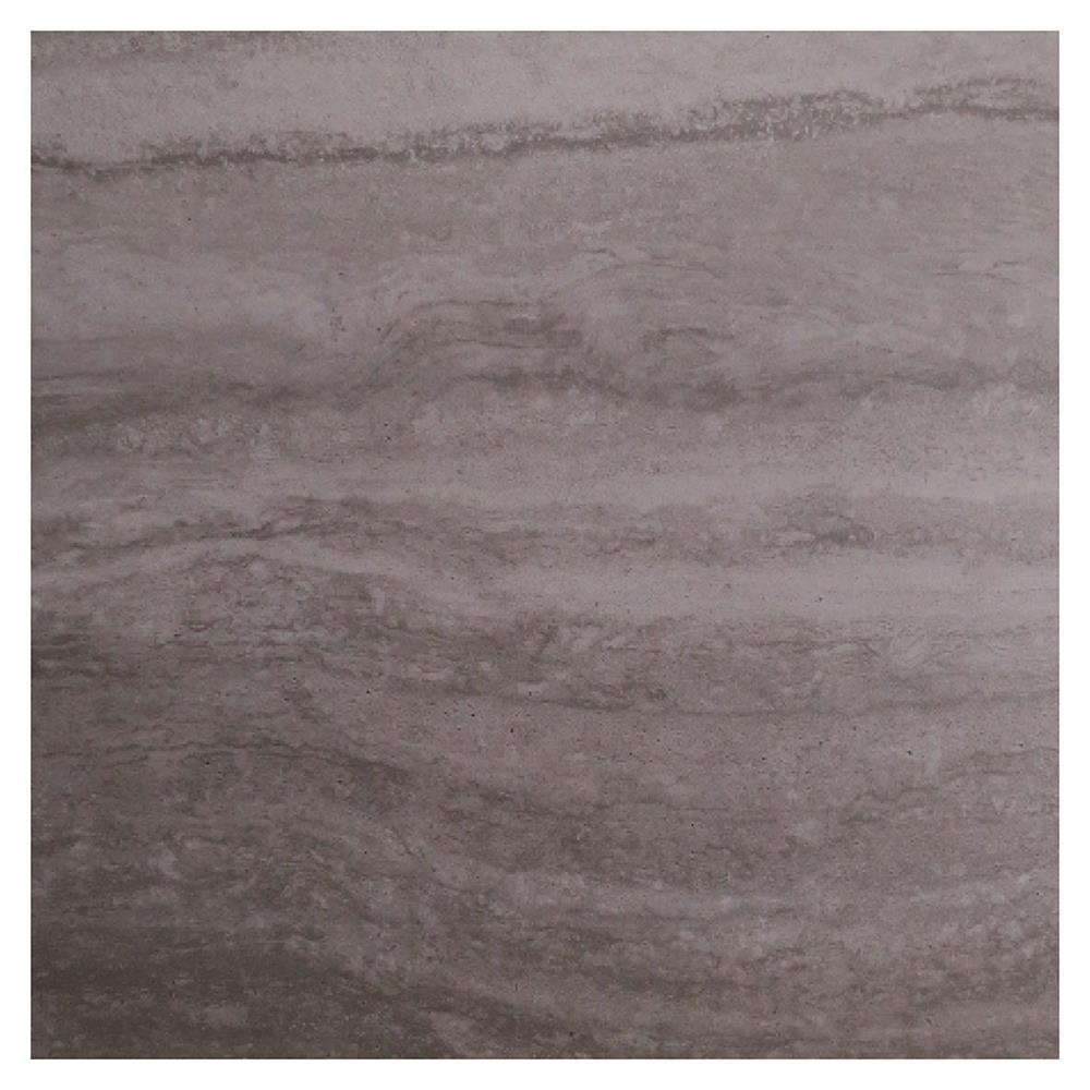 Brescia Grey Travertine Effect Tile - 450x450mm
