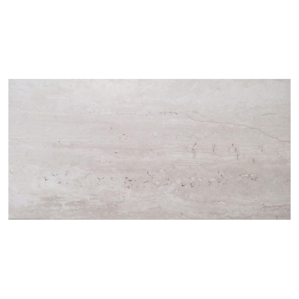 Scala Travertine Light Grey Wall Tile - 600x300mm