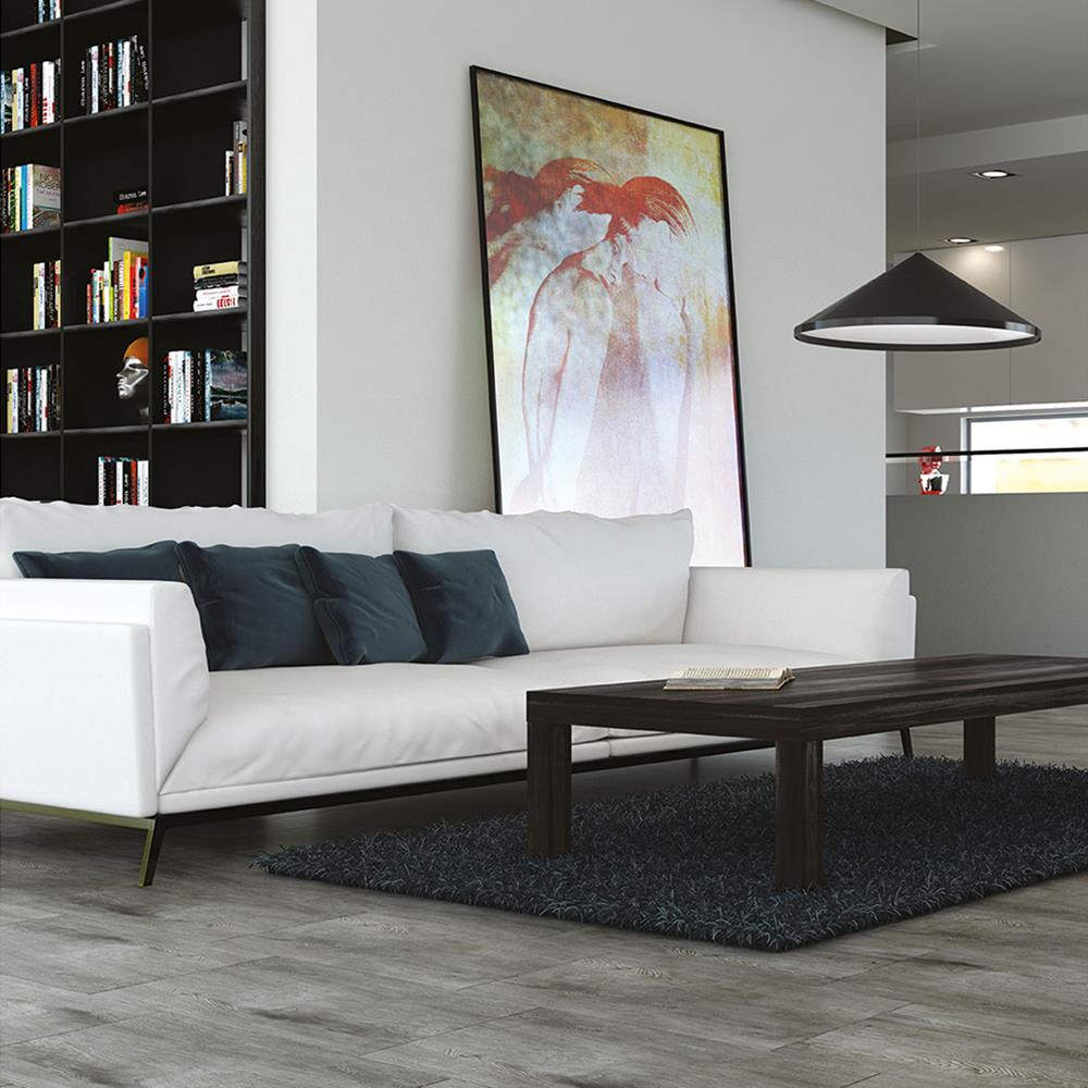 Nordic Grey Tile used on living room floor