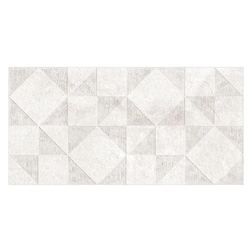 Gemstone Avorio Geo Décor Tile - 500x250mm