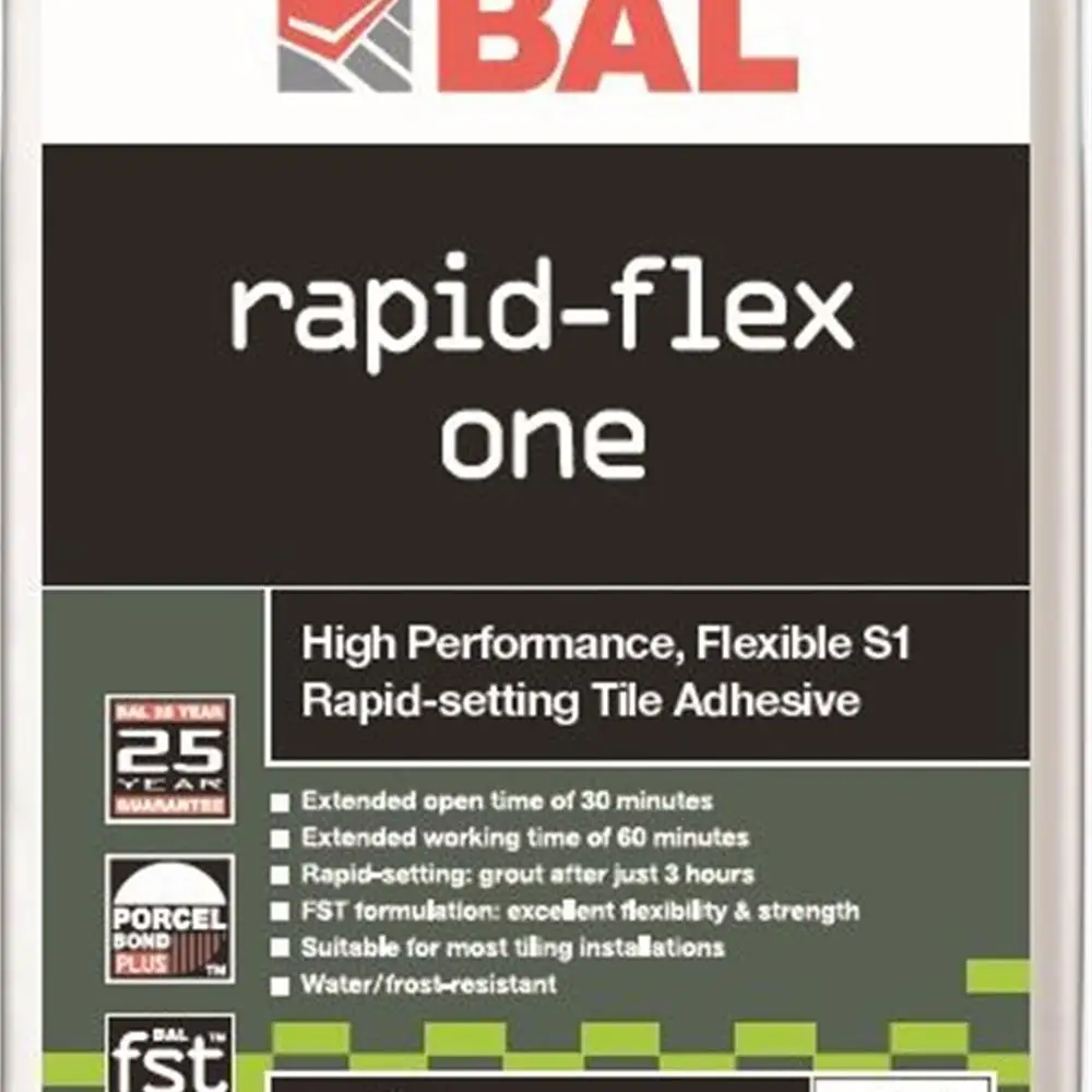 Bal Rapid Flex One Tile Adhesive - 25kg