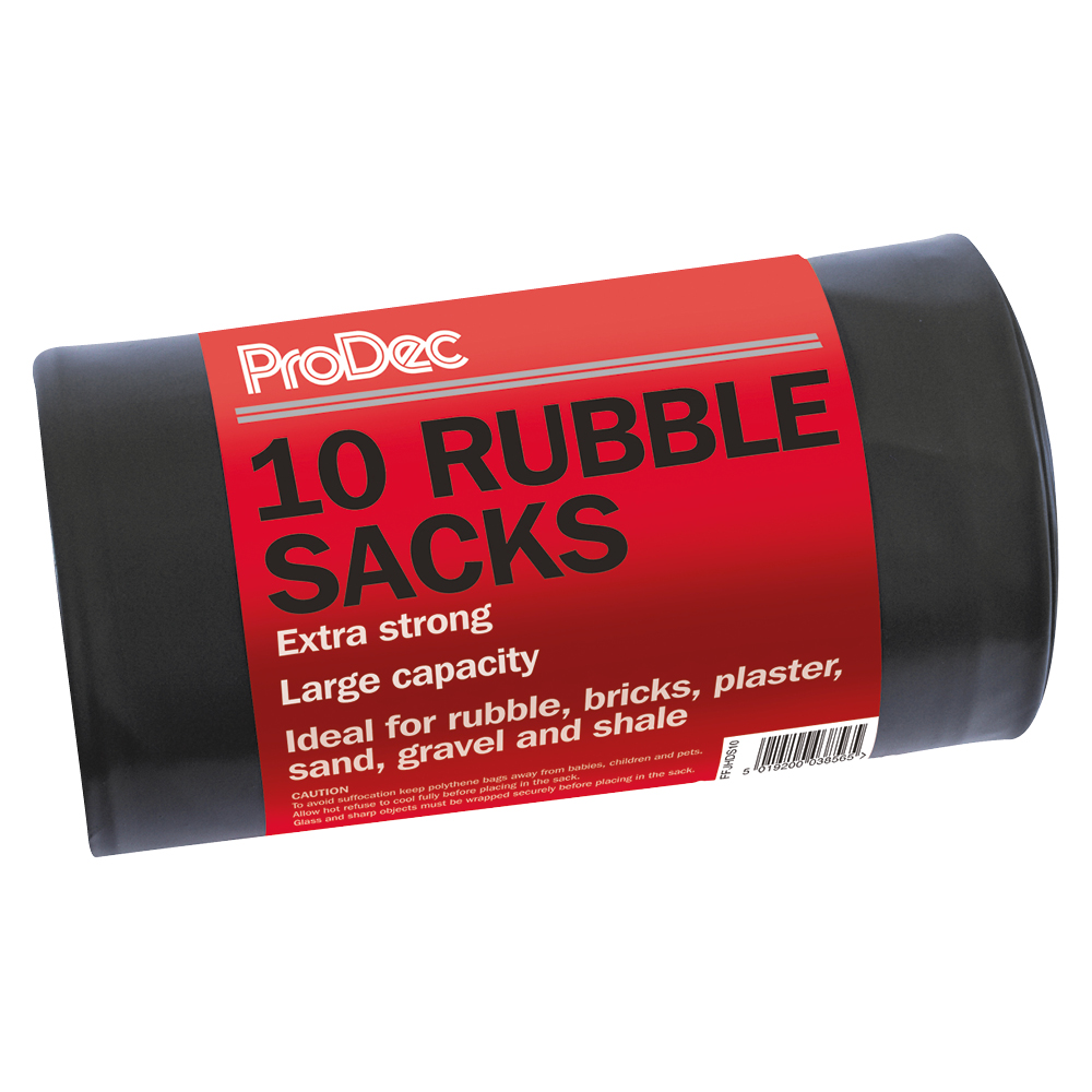 Roll of 10 Rodo Heavy Duty Rubble Sacks