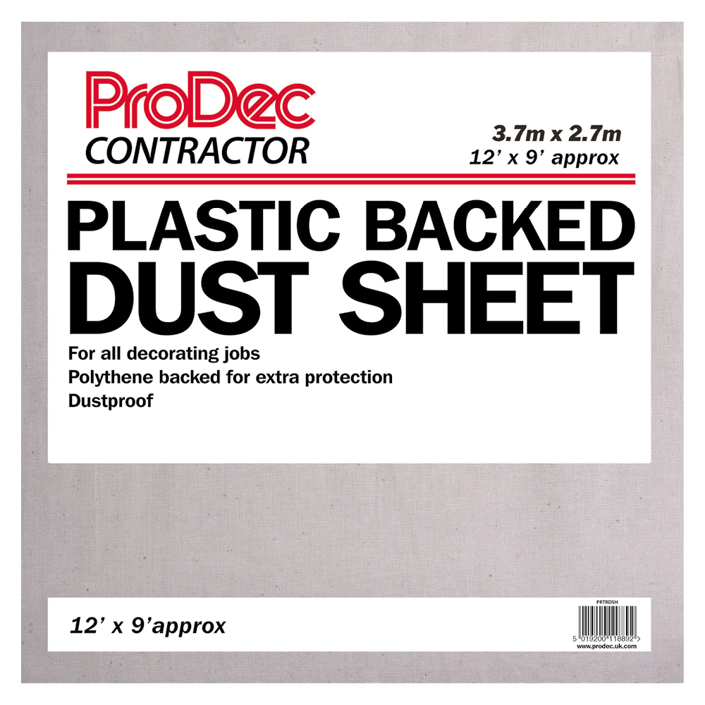 Rodo Poly Backed Cotton Twill Dust Sheet - 12x9ft