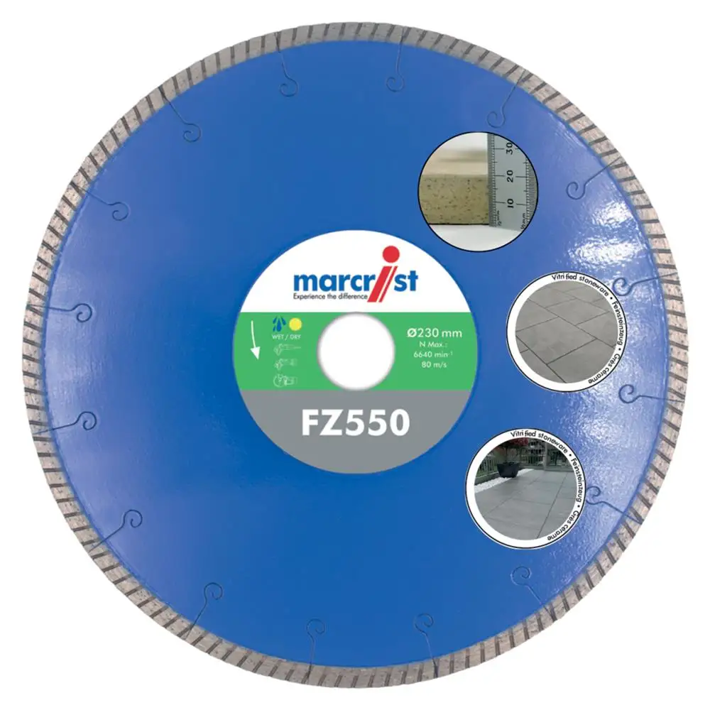 Marcrist FZ550 2CM Trade Tile Cutting Blade - 230mm