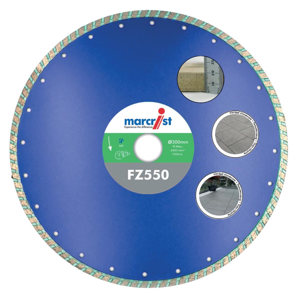 Marcrist FZ550 2CM Trade Tile Cutting Blade - 300mm