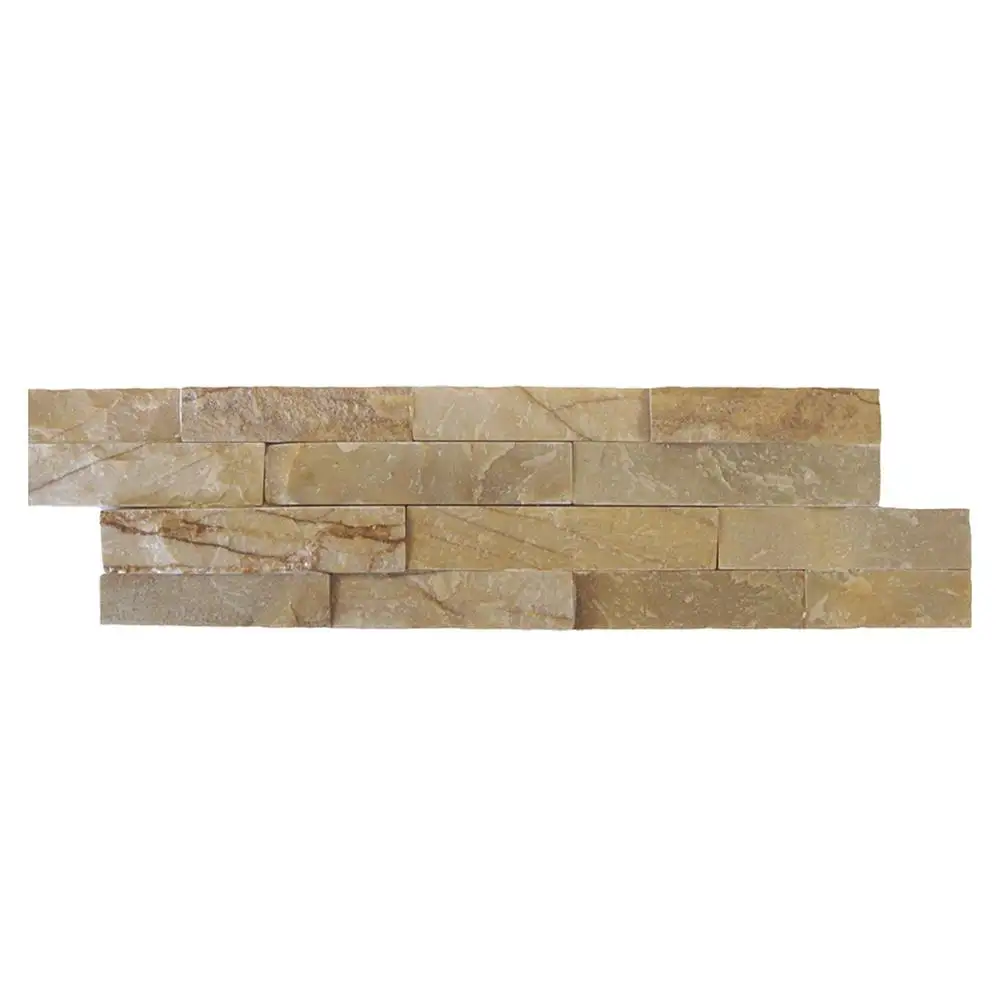 Split Face Brick Mosaic Oyster - 360x100mm