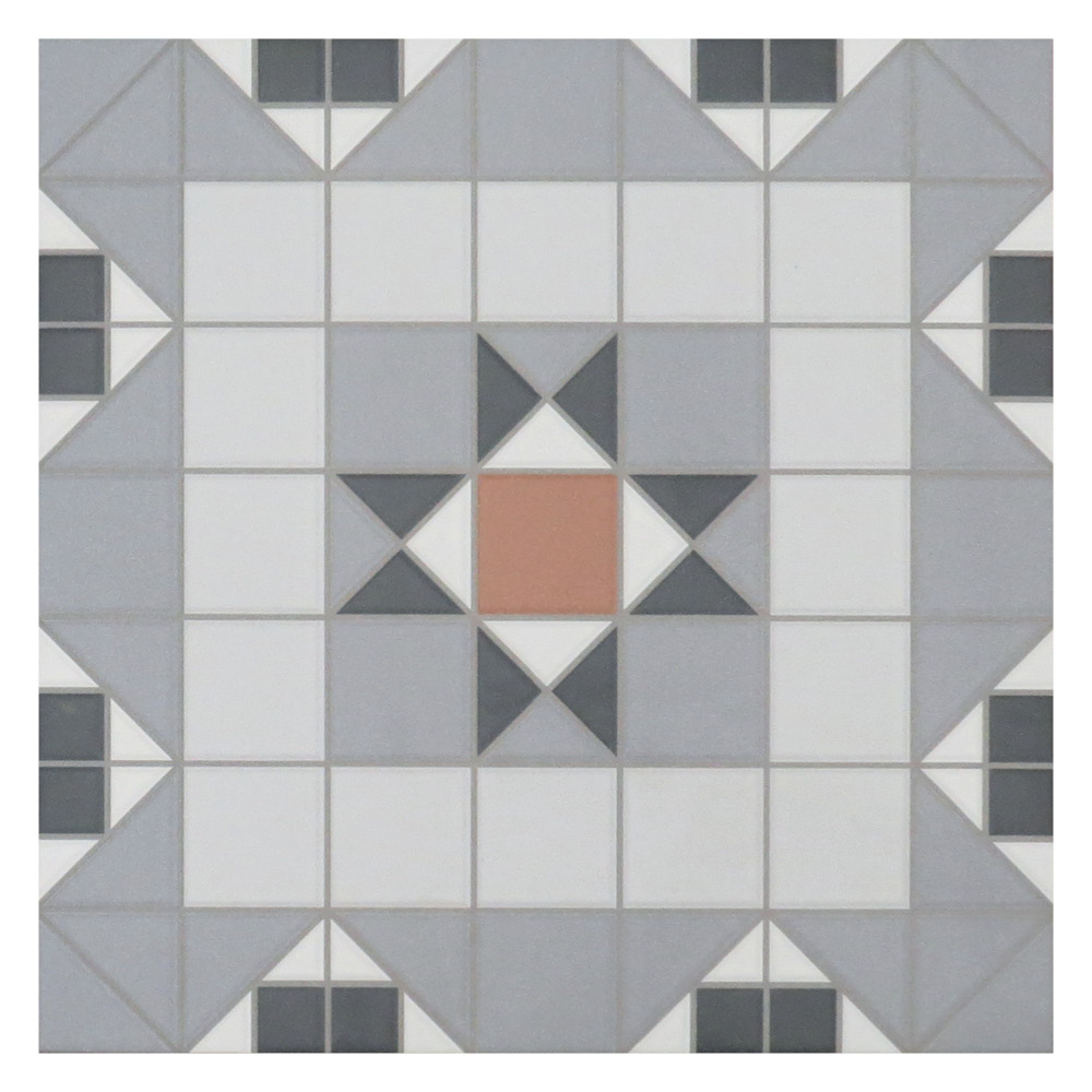 Victorian Heritage Kendal Grey Tile - 316x316mm