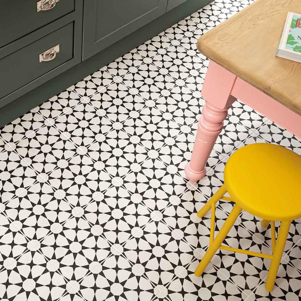 Floor Tile By Gemini From Ctd Tiles, Grey And White Patterned Floor Tiles