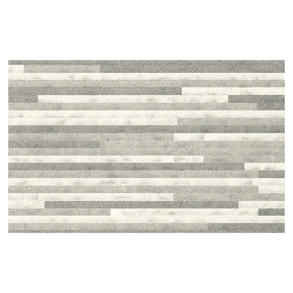 Dovedale Light Grey Relief Decor Tile - 400x250mm