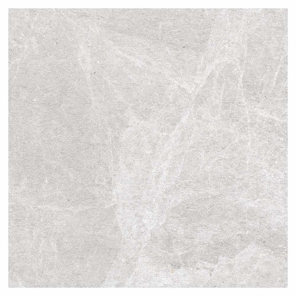 Veined Stone Light Grey Outdoor Tile - 600x600x20mm