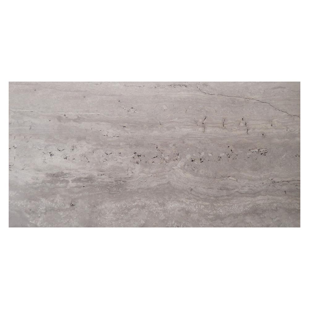 Scala Travertine Dark Grey Wall Tile - 600x300mm
