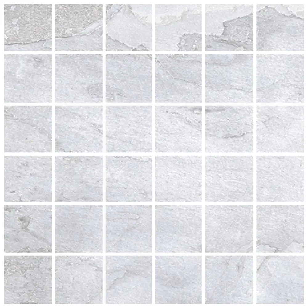 Nature Grey Mosaic Eco Tile - 52.5x52.5mm (Sheet 330x330mm)