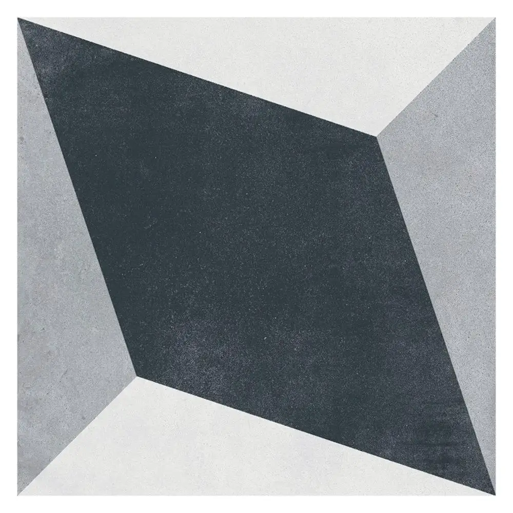 Cuban Black Block Tile - 223x223mm