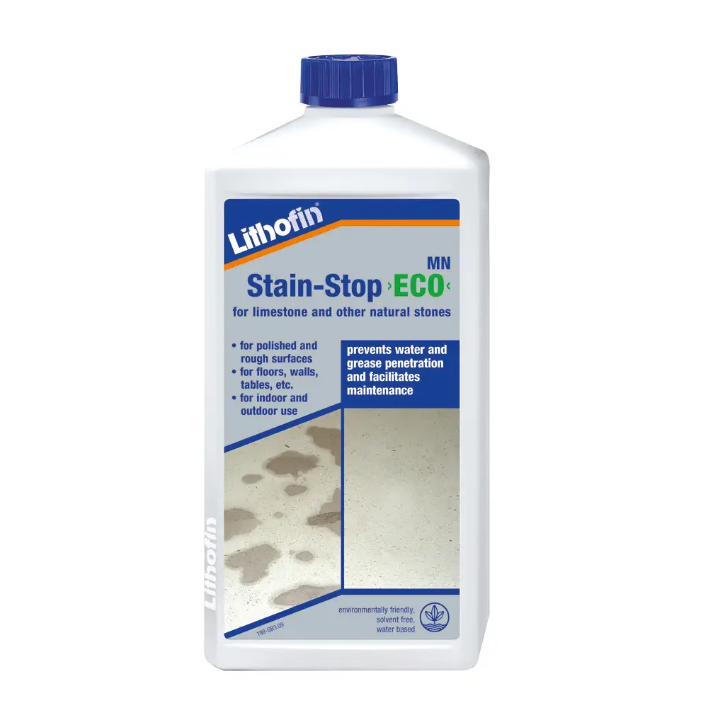 Bottle of Lithofin MN Stainstop Eco - 1ltr