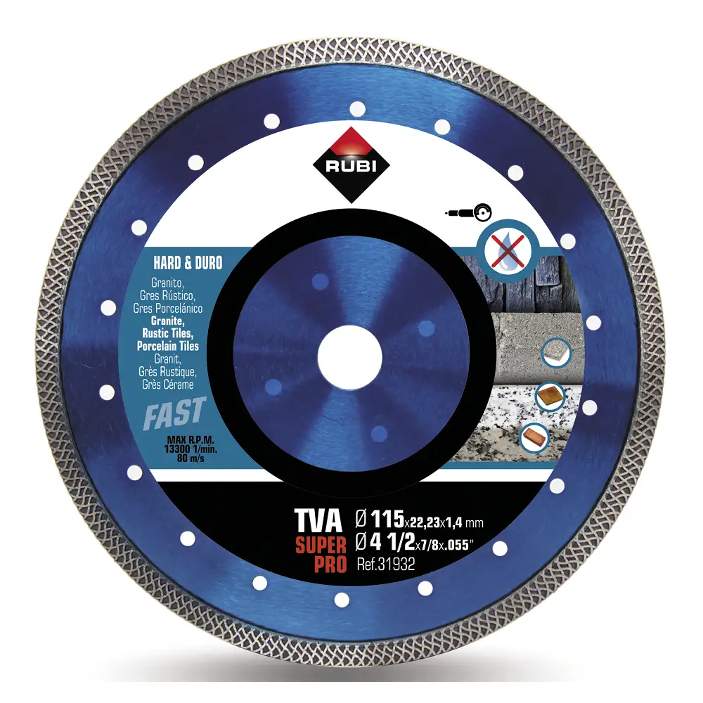 Rubi TVA Turbo Viper Diamond Tile Cutting Blade  - 115mm
