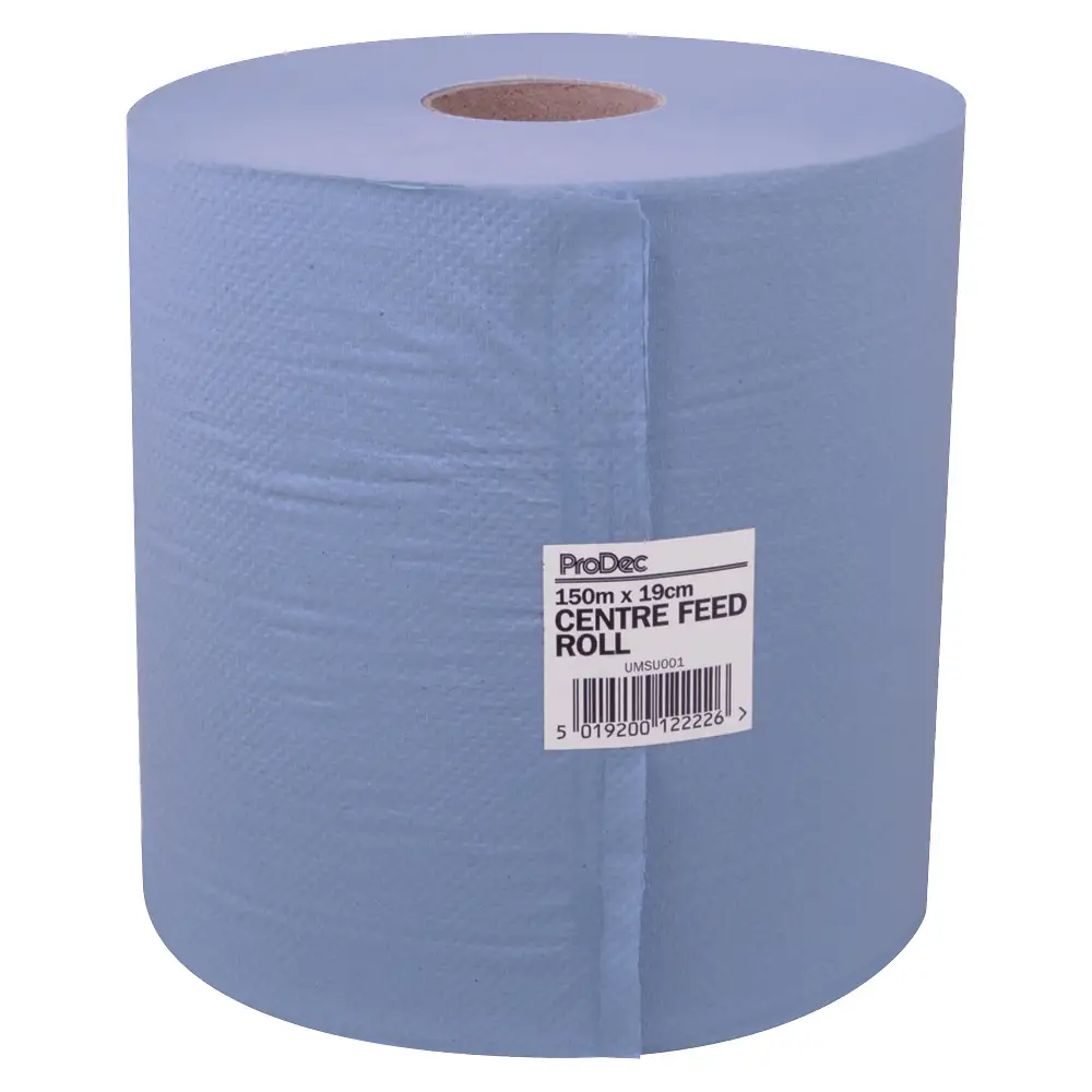 Rodo Blue Roll Centre Feed Towel - 150m x 19cm