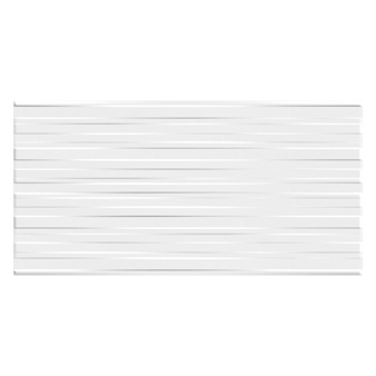 Warwick White Linear 3D Matt Tile 600x300mm - Wall Tiles - CTD Tiles