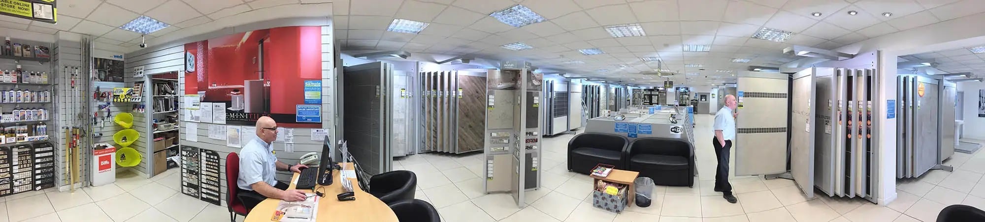 CTD Tiles Dorking showroom